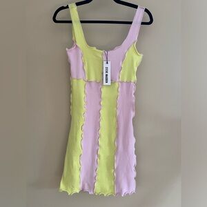 Steve Madden Patchwork ColourBlock Dress - Small